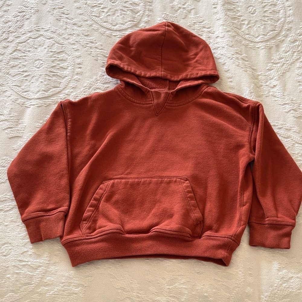Gap Kids Rust Hoodie Unisex Genty Loved S